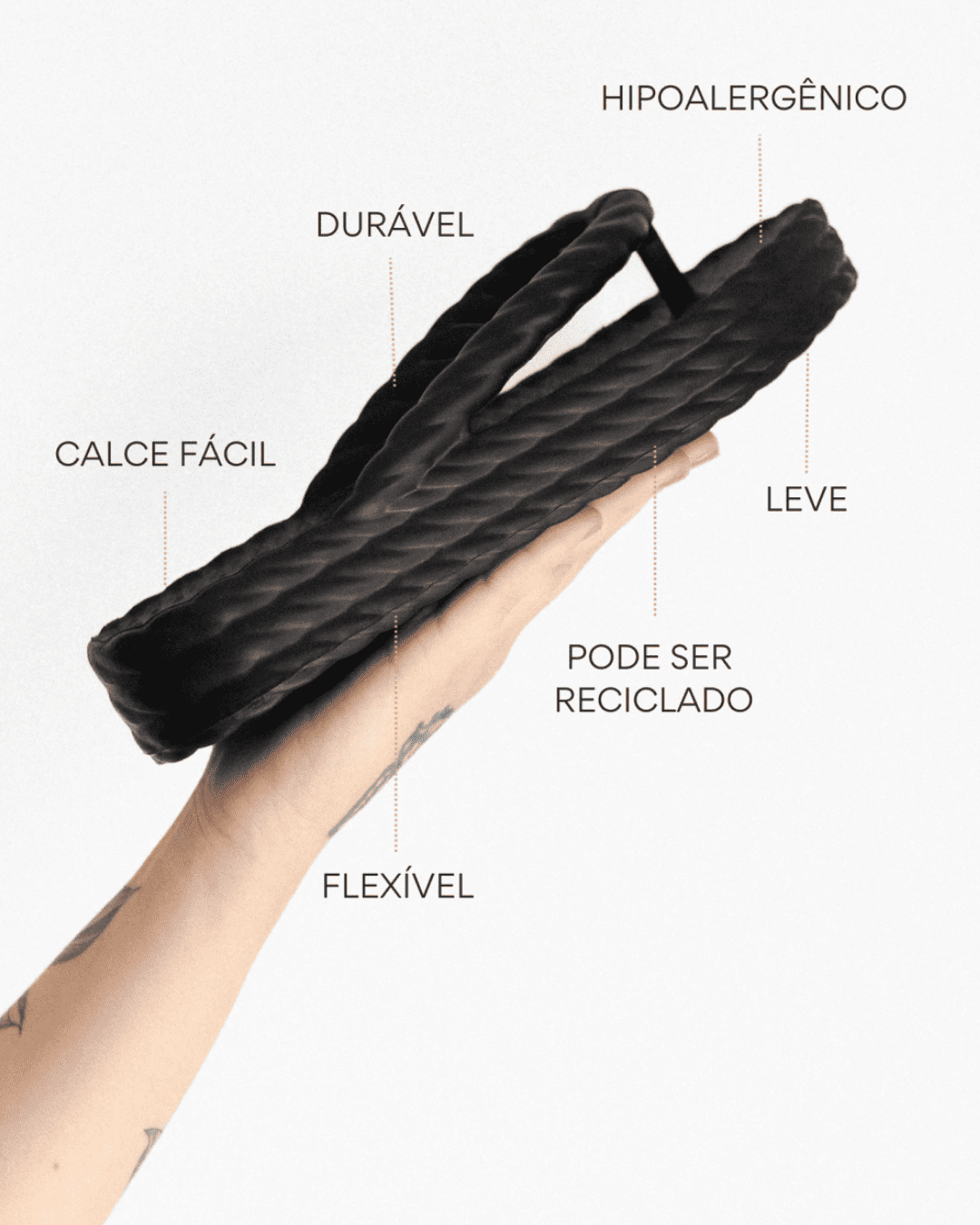 Chinelo Bubi Preta